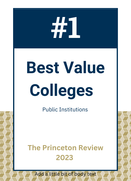 #1 - Best Value Colleges, 2023