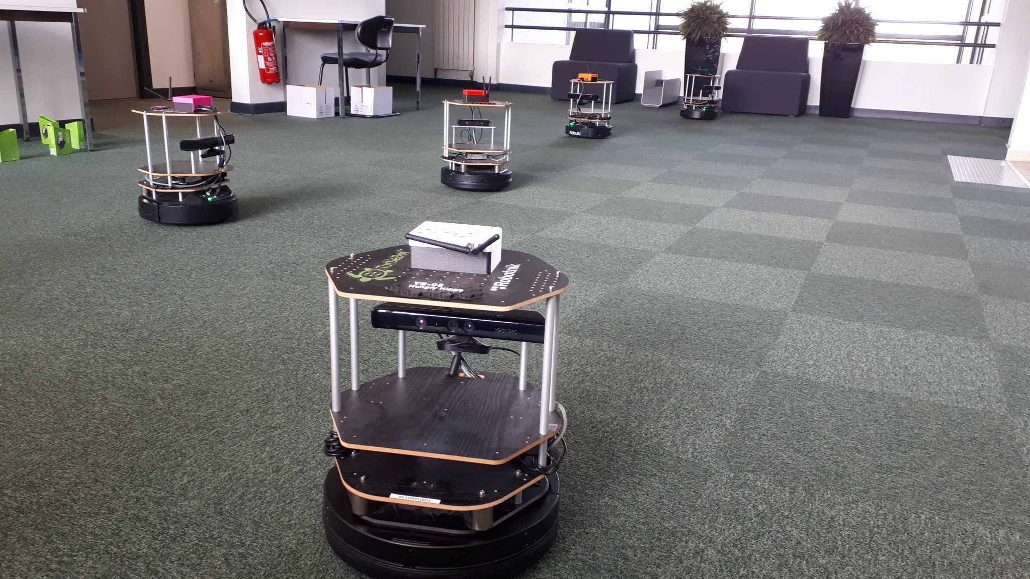 Robots on the run in Cedric Pradelier’s CS7630 - Autonomous Robotics course, 
