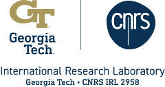 Academics—Research—Innovation: All three converge at Georgia Tech-Lorraine, the European campus of the Georgia Institute of Technology. Georgia Tech - CNRS IRL 2958 logo